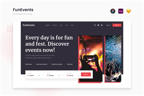 event booking sites.